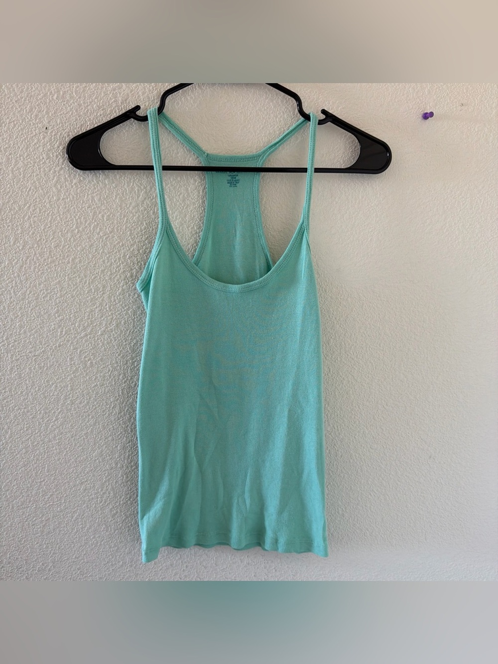 Brandy melville Seaform green Racerback Tank Top